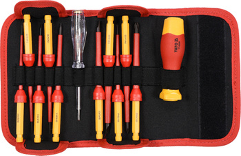 YATO WKRĘTAKI IZOLOWANE + KOŃCÓWKI KOMPLET 12szt.