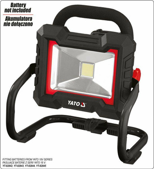 YATO REFLEKTOR LED 18V 1600LM 20W BEZ AKUMULATORA I ŁADOWARKI