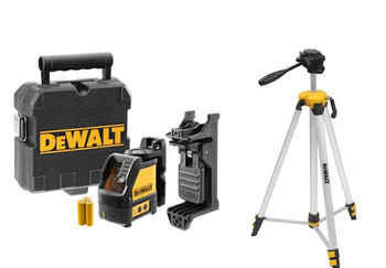 DEWALT LASER LINIOWY  DW088K 15m +STATYW DE0881T