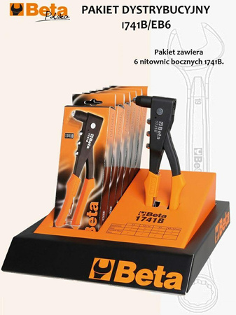 BETA NITOWNICA BOCZNA , 4 WYMIENNE KOŃCÓWKI  1741B EKSPOZYTOR 6szt.