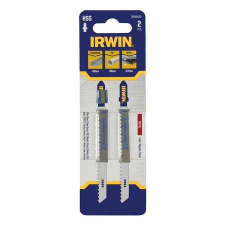 IRWIN BRZESZCZOT HSS DO WYRZYNARKI / TYP T / METAL zęby szybkotnące (3-15mm), aluminium (<30mm) i tw
