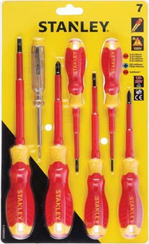 STANLEY WKRĘTAKI  7cz. VDE /PZ2+SL4+TESTER/