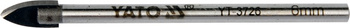 YATO WIERTŁO DO SZKŁA I CERAMIKI  6mm 3726