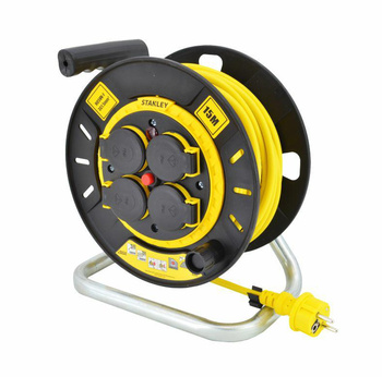 STANLEY PRZEDŁUŻACZ BĘBNOWY  15m  3x1,5mm 16A IP20