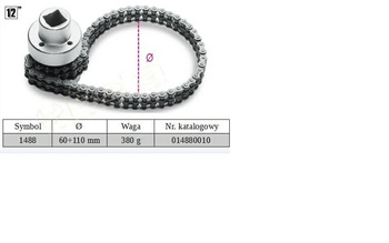 BETA KLUCZ FILTRA OLEJU ŁAŃCUCHOWY