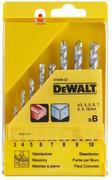 DEWALT WIERTŁO DO MURU KPL.  8cz. PUDEŁKO