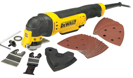 DEWALT NARZĘDZIE WIELOFUNKCYJNE 300W + AKCESORIA 29szt. DWE315