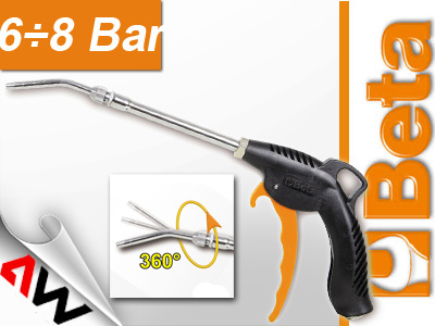 BETA PISTOLET DO PRZEDMUCHIWANIA Z DYSZĄ TELESKOPOWĄ MODEL 1949T L 165 - 300mm