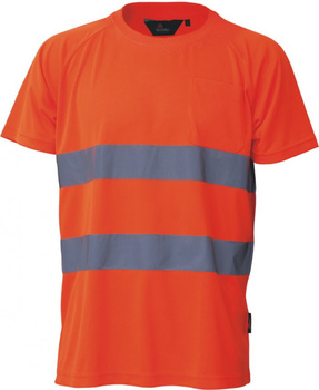 BETA T-SHIRT COLLPASS OSTRZEGAWCZY O INTENSYWNEJ WIDZIALNOŚCI  / ODBLASKOWY POARAŃCZOWY - ROZMIAR XL