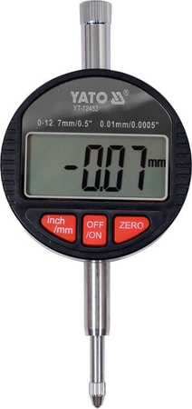 YATO CZUJNIK ZEGAROWY ELEKTRONICZNY 0-12,7mm