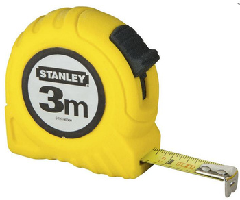 STANLEY MIARA ZWIJANA  3m PLASTIKOWY KORPUS  0-30-487