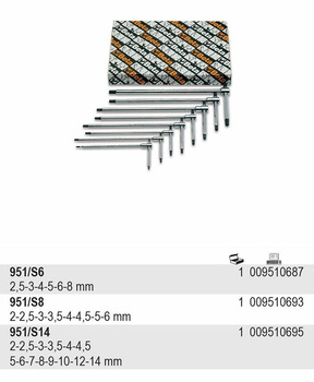 BETA KOMPLET KLUCZ TRZP.TYPU T /14el.