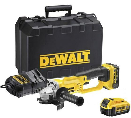 DEWALT SZLIFIERKA KĄTOWA 18V 125mm 2 x 4,0Ah XR LI-ION DCG412M2