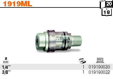 BETA NAOLEJACZ MINI PRZELOTOWY 1/4"