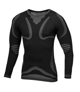 BETA PODKOSZULEK BEZSZWOWY Z DŁUGIM RĘKAWEM, CZARNY- ROZMIAR XL-XXL