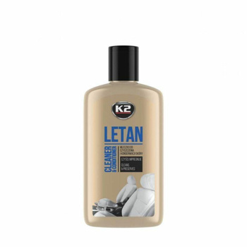 K2 DO SKÓRY PIELĘGNUJE, CZYŚCI,NABŁYSZCZA I KONSERWUJE. LETAN 250 ML