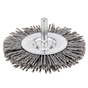 IRWIN SZCZOTKA TARCZOWA Z TRZPIENIEM 75mm x 10mm nylonowa do drewna