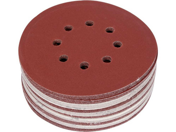 YATO KRĄŻEK ŚCIERNY NA RZEP 8 OTW.P240 150mm  /50szt.