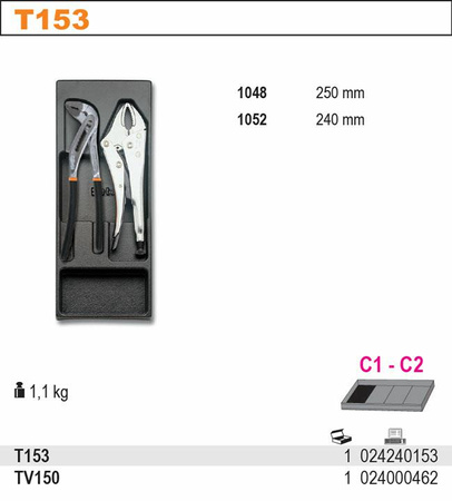 BETA ZESTAW SZCZYPIOEC 2szt.WE WKŁADCE Z TWORZYTWA