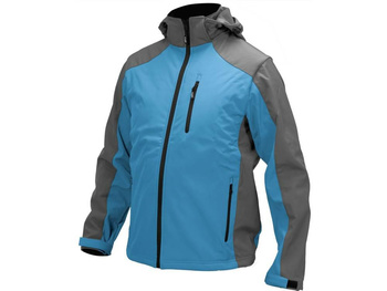 YATO KURTKA SOFTSHELL Z KAPTUREM NIEBIESKA ROZM. M