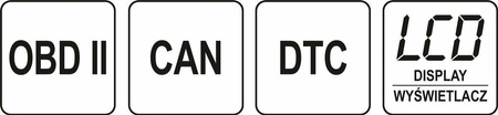 YATO TESTER DIAGNOSTYCZNY OBD/EOBD