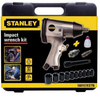 STANLEY KLUCZ UDAROWY PNEUMATYCZNY1/2" + NASADKI 10szt.