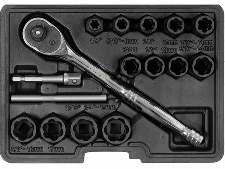YATO WYKRĘTAKI DO ŚRUB 16cz.   05897