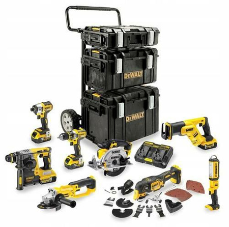 DEWALT.ZESTAW COMBO 18V DCK856P4 8-ELEMENTÓW 4x5,0Ah TOUGHSYSTEM