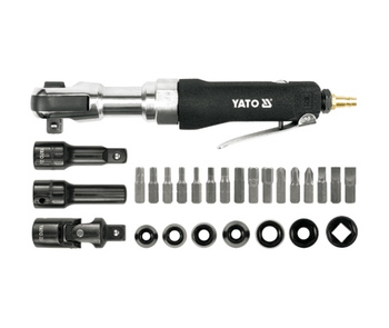 YATO KLUCZ KĄTOWY / GRZECHOTKA PNEUMATYCZNA 1/2" 68Nm + AKCESORIA 0982