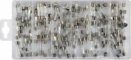 YATO BEZPIECZNIKI SZKLANE 6X30mm MIX 120el.