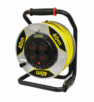 STANLEY PRZEDŁUŻACZ BĘBNOWY 40m  3x2,5mm 16A IP44
