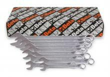 BETA KLUCZ PŁASKO-OCZKOWY SLIM 10-19mm 8szt.