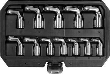 YATO KLUCZE PRZEGUBOWE OCZKOWE OTWARTE 12cz.