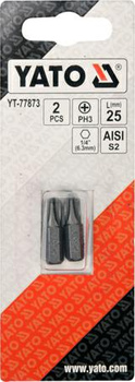 YATO KOŃCÓWKA 1/4"x25mm PH3 /2szt.