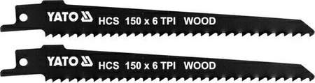 YATO BRZESZCZOTY DO  DREWNA HCS150mm 6TPI 2szt.