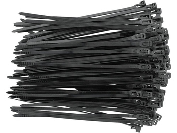 YATO OPASKA PLASTIKOWA SAMOZACISKOWA CZARNA  3,6*150 /100szt