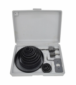 AWTOOLS OTWORNICE DO DREWNA / 19-22-28-32-38-44-51-64-76-89-102-127mm / KOMPLET 16 ELEMENTÓW