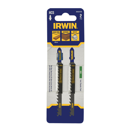IRWIN BRZESZCZOT HSS DO WYRZYNARKI / TYP T / DREWNO zęby szybkotnące <60mm i płyty wiórowej /2szt.