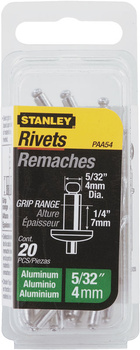 STANLEY NIT ALUMINIOWY 1/ 8"x1/8" 3x3mm/25szt