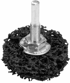 YATO SZCZOTKA TARCZOWA Z TRZPIENIEM  50mm WŁÓKNINA