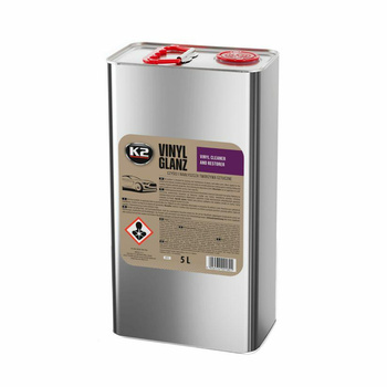 K2 NABŁYSZCZA I ODNAWIA GUMĘ ORAZ PLASTIKI ZEWNĘTRZNE, SZYBKO WYSYCHA, BEZBARWNY, ANTYSTATYCZNY. VIN