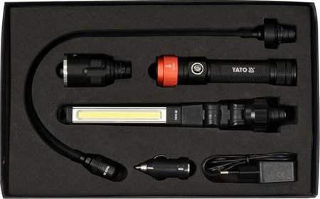 YATO LAMPA WARSZTATOWA 3w1 W WALIZCE 380LM