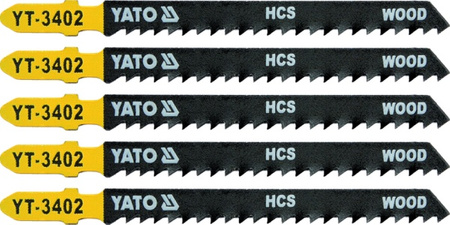 YATO BRZESZCZOT DO WYRZYNARKI 5szt. DREWNO TYP T   3402