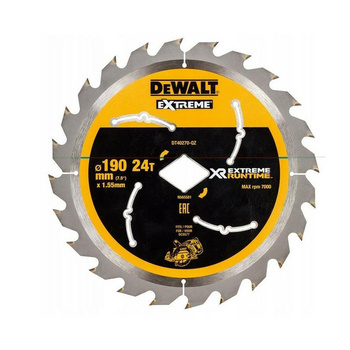 DEWALT PIŁA TARCZ.190x24z OTW. ROMB DO DCS577
