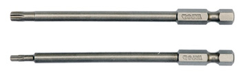 YATO KOŃCÓWKA / BIT 1/4" TORX T10x100mm + T25x100mm 2szt.  0490