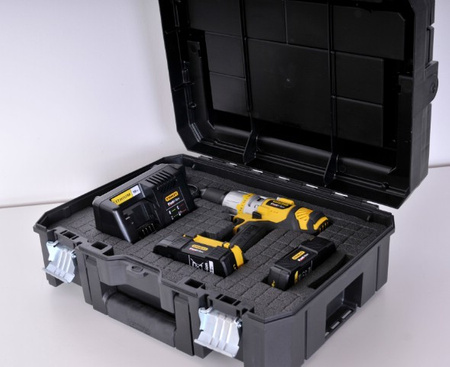 STANLEY SKRZYNIA ORGANIZER TSTAK I Z PIANKĄ UCHWYT DŁUGI