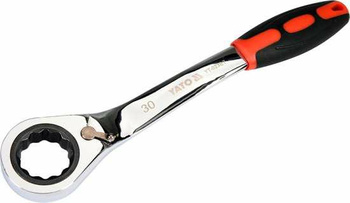 YATO KLUCZ OCZKOWY ODGIĘTY Z GRZECHOTKĄ 30MM