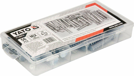 YATO ZAWLECZKI I SWORZNIE 56szt.