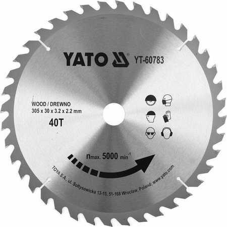 YATO PIŁA TARCZ.WID. 305*40*30    60783