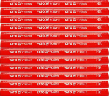 YATO OŁÓWKI STOLARSKIE HB 12szt.